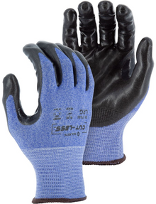 Majestic Cut-Less Korplex Glove with Foam Nitrile Palm, ANSI A6, 2XLRG
