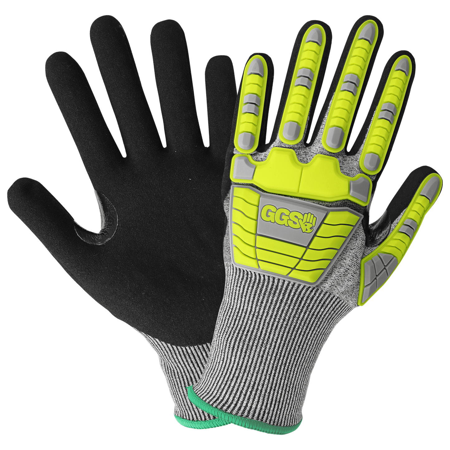 Vise Gripster C.I.A. Cut and Impact Resistant Nitrile-Coated Tuffalene Gloves with Touchscreen Fingers Size Medium