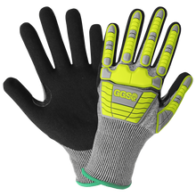 Vise Gripster C.I.A. Cut and Impact Resistant Nitrile-Coated Tuffalene Gloves with Touchscreen Fingers Size XLarge