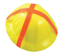 High Visibility Hard Hat Cover, Full Brim, Individual. Yellow.
