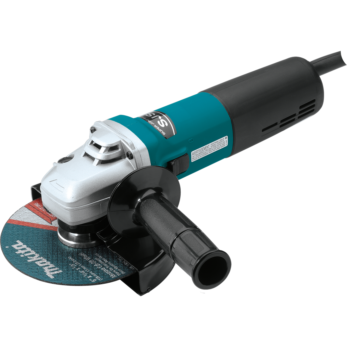 6" SJS High‑Power Cut‑Off/Angle Grinder, w/ side switch