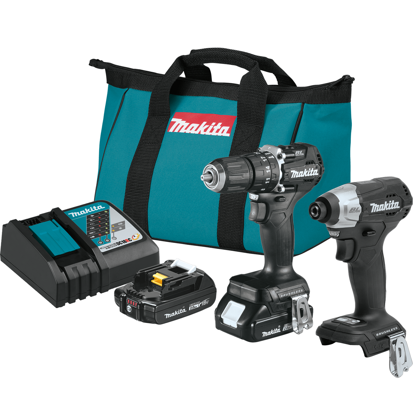 18V LXT Sub-compact 2pcs. Combo Kit (2.0Ah)
