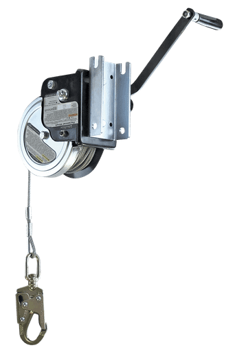 FallTech® Personnel Winch for Tripods and Davits with Galvanized Steel Cable
