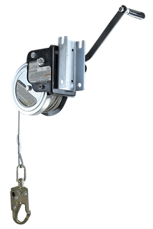 FallTech® Personnel Winch for Tripods and Davits with Galvanized Steel Cable