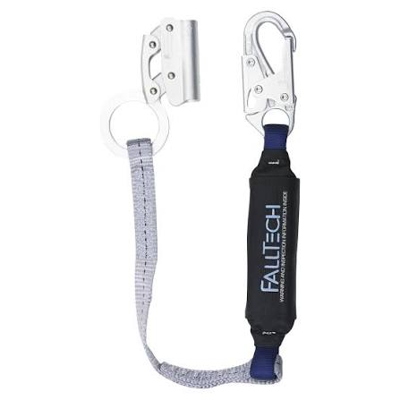 Manual Rope Adjuster with 3' ViewPack® Energy Absorbing Lanyard