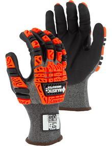 Knucklehead X10 Korplex Glove with Foam Nitrile Palm, 18g, ANSI A6 XL